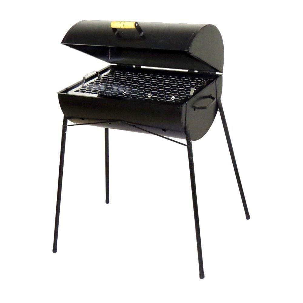 Churrasqueira Master Grill Aço Carbono E Grelha 90X46X30Cm