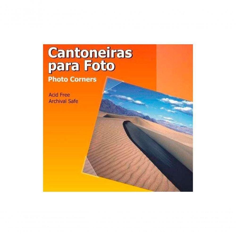 Cantoneiras Transparente Foto - 20 Blisters 156 Unidades