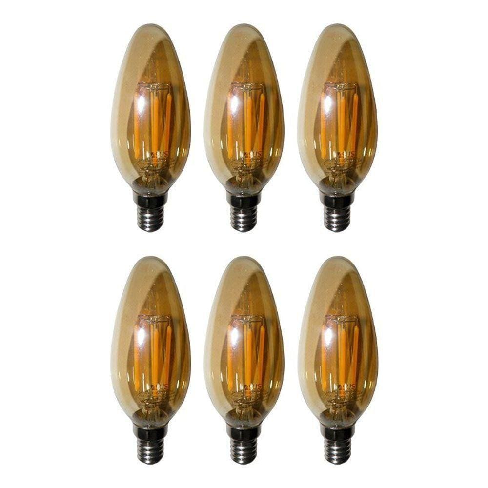 Lampadas De Led Kit 6 Multi Filamento Bivolt 30w Iluminação