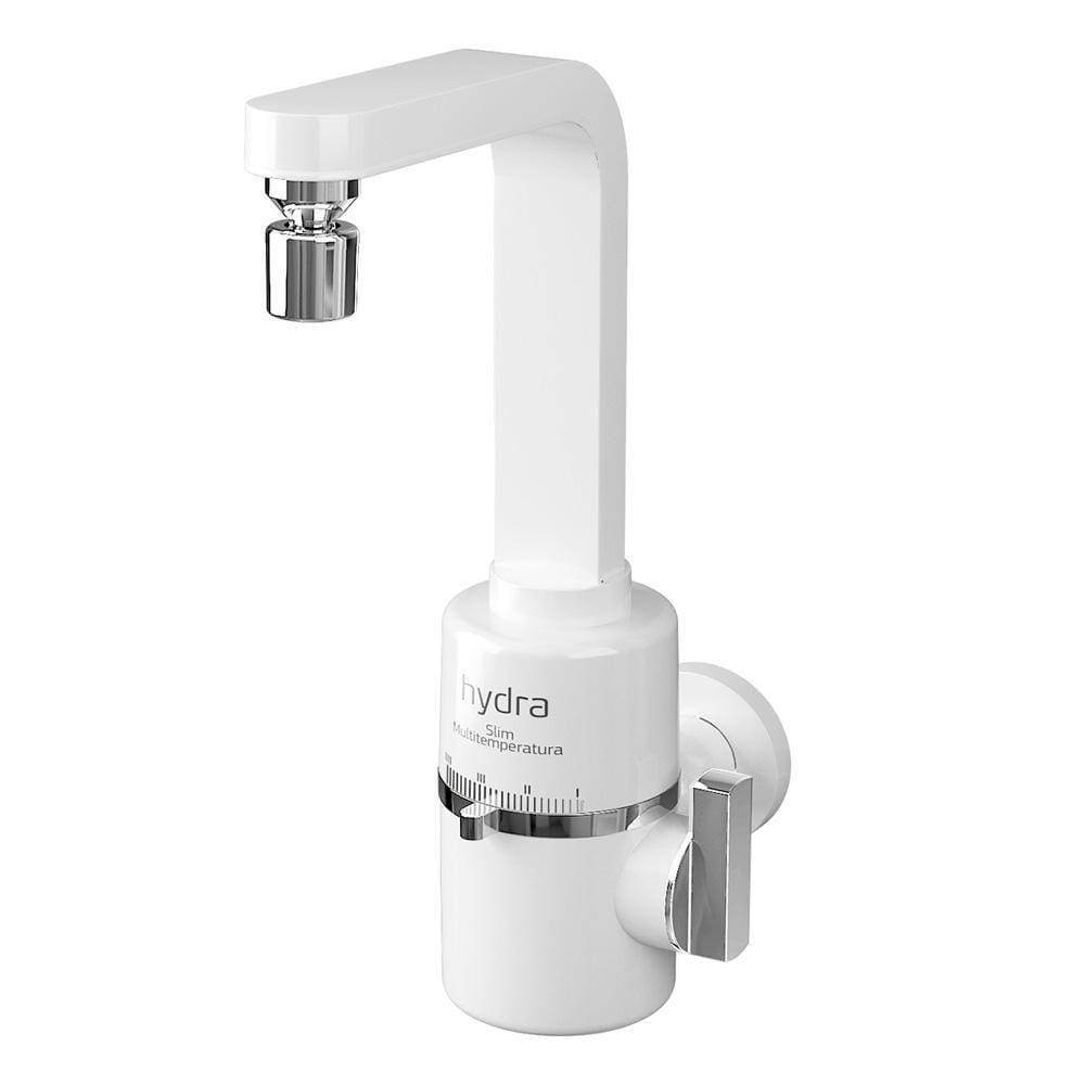 Torneira Elétrica De Cozinha Slim 4t Parede Hydra - Branco Voltagem:220v 220v