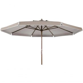 Ombrellone Oversize Madeira Pvc 4 Metros Creme Bel Lazer