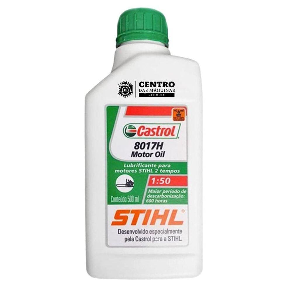 Kit Com 8 Unidades De Óleo 2 Tempos Castrol Stihl 500Ml