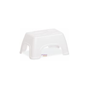 Banquinho Tramontina Catty Basic Em Polipropileno Branco