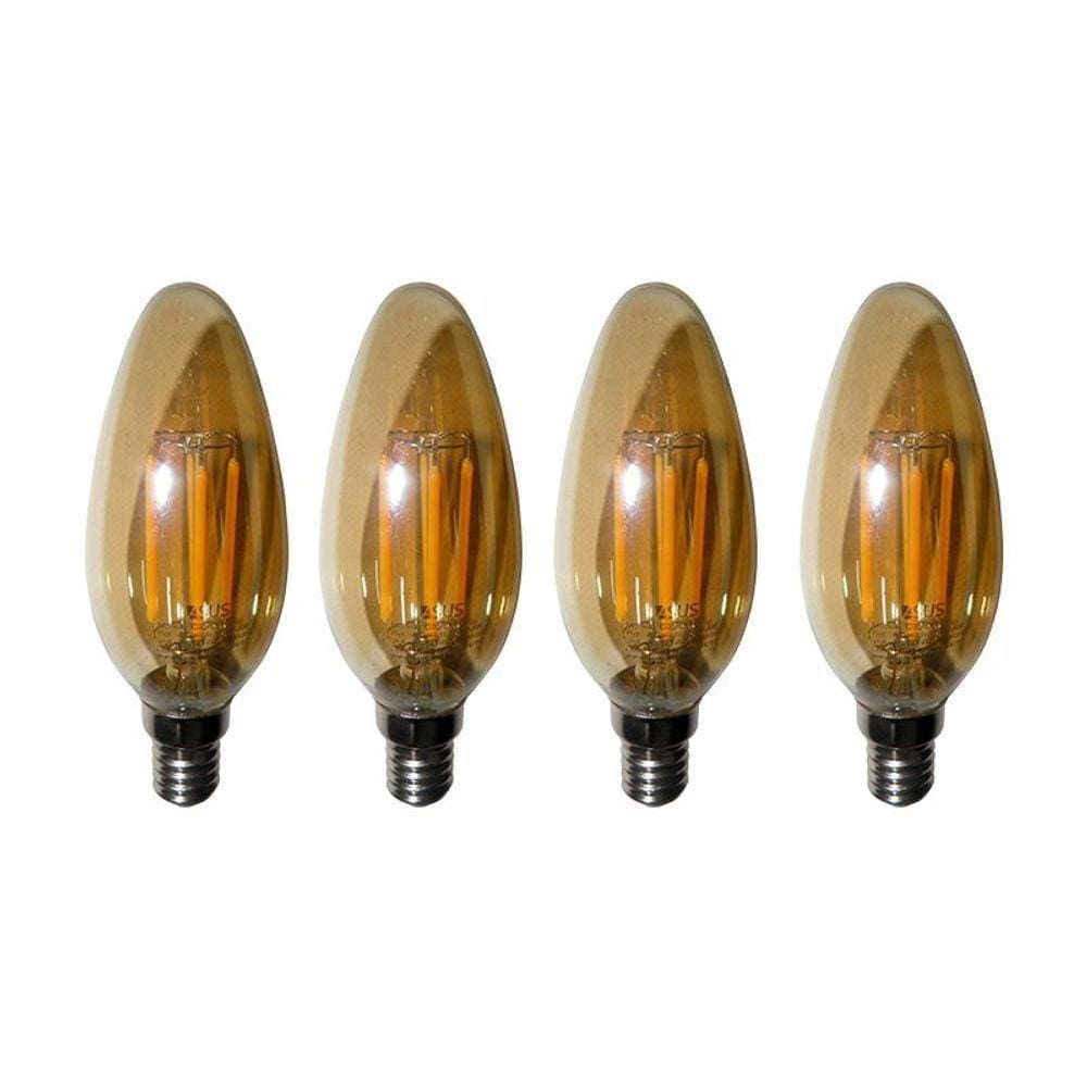 Lampadas De Led Kit 4 Multi Filamento Bivolt 30w Iluminação