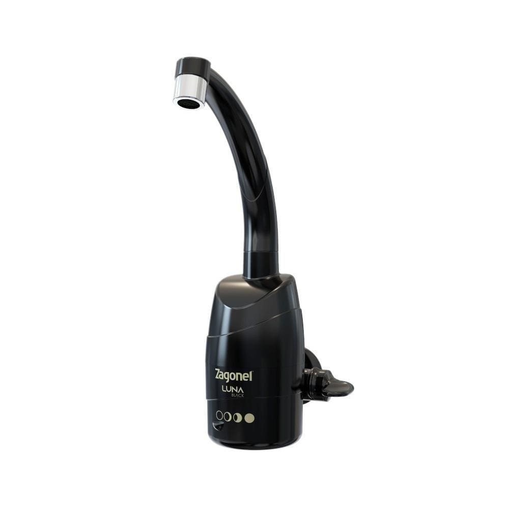 Torneira Elétrica Multitemperatura Luna Zagonel - Preta Voltagem:220v 220v