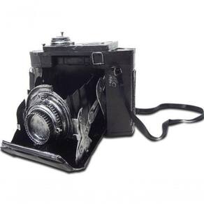 Cofre Camera Fotografica Vintage Retro De Ferro Fundido 16Cm