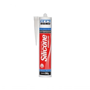 Silicone Tekbond Alta Temperatura Vermelho 280G