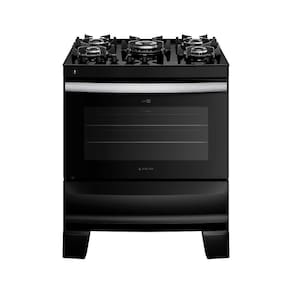 Fogão 5 Bocas Agile Up Com Mesa De Vidro Atlas Preto Bivolt