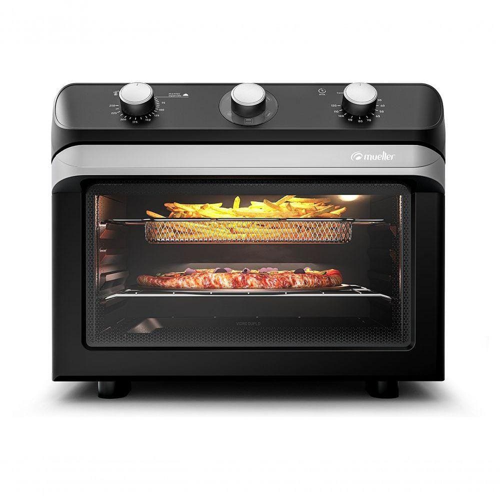 Forno Elétrico De Bancada Mueller - 35 Litros - Air Forno Mfb35g Preto 110v