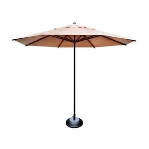 Ombrelone Guarda Sol Piscina Casa Praia Base Preto 240Cm