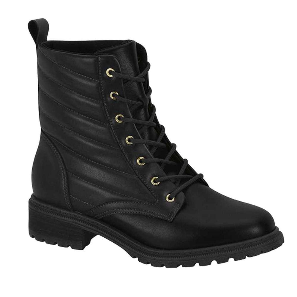 Bota Feminina Modare Coturno Cano E Salto Baixo Ankle Boot