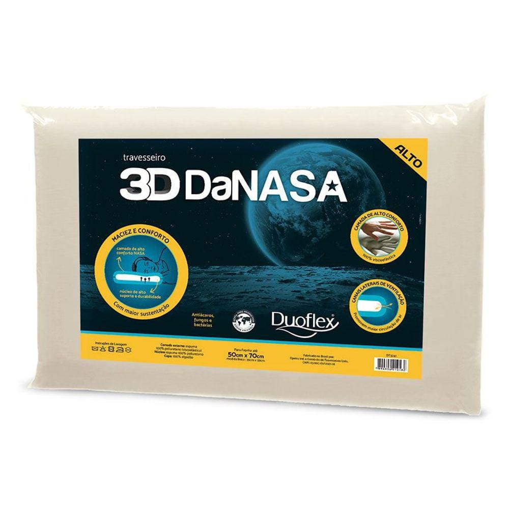 Travesseiro Duoflex 3D Danasa - 45x65