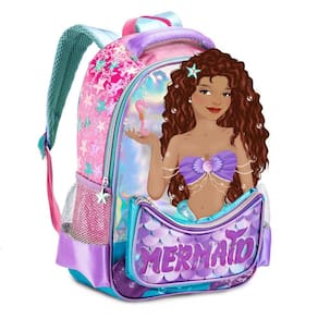 Mochila Infantil Escolar da Sereia Morena