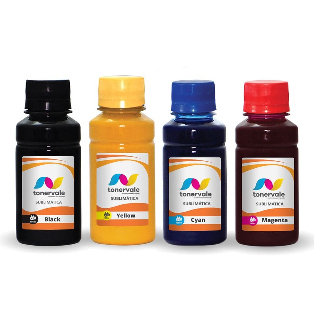 Kit 4 Tinta Sublimatica Para Epson L4150 L4160 L4260 T504 100ml