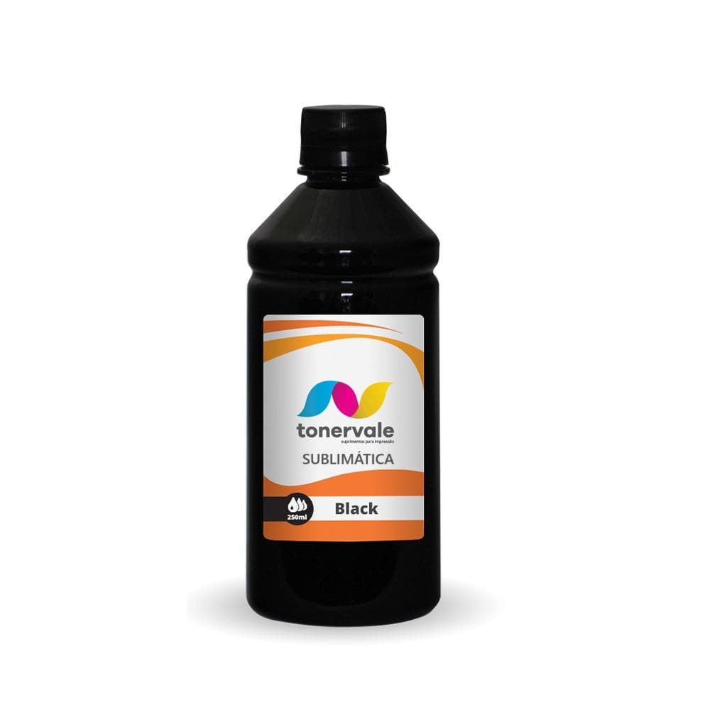 Tinta Sublimatica Para Epson L395 L396 L380 T664 Bk 250ml