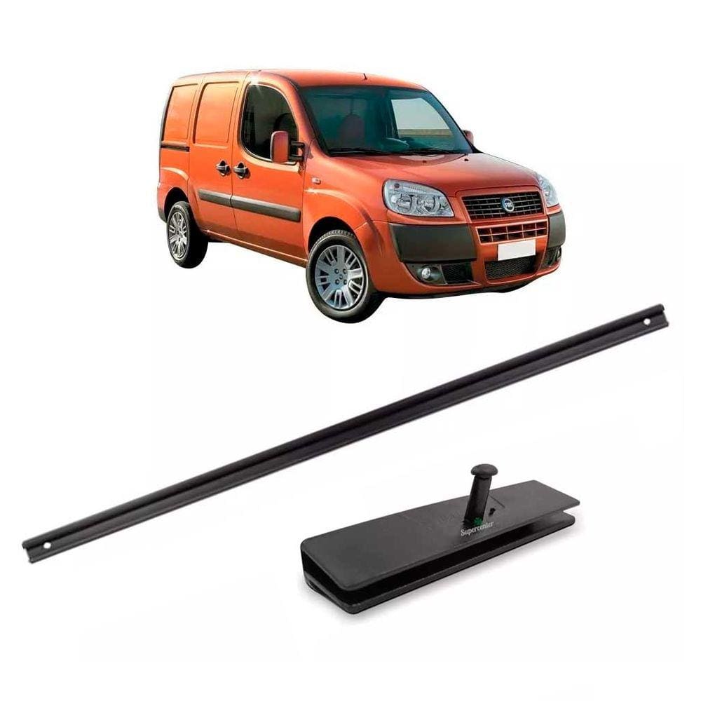 Kit Guia Canaleta Porta Presilha Maquina Vidro Fiat Doblo