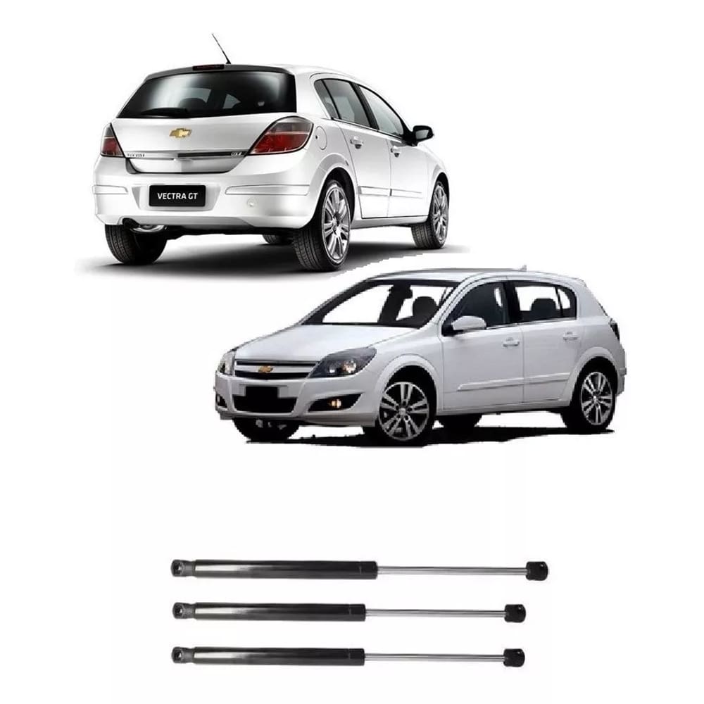Par Amortecedor Tampa Traseira E 1 Capo Vectra Hatch Gt