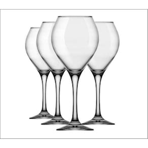 Kit De Taças Vinho Tinto Branco De Vidro Prestige 500Ml 24Un