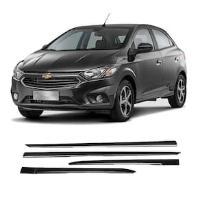 Friso Lateral Gm Onix 2012 A 2024 Preto Cromado 7356A