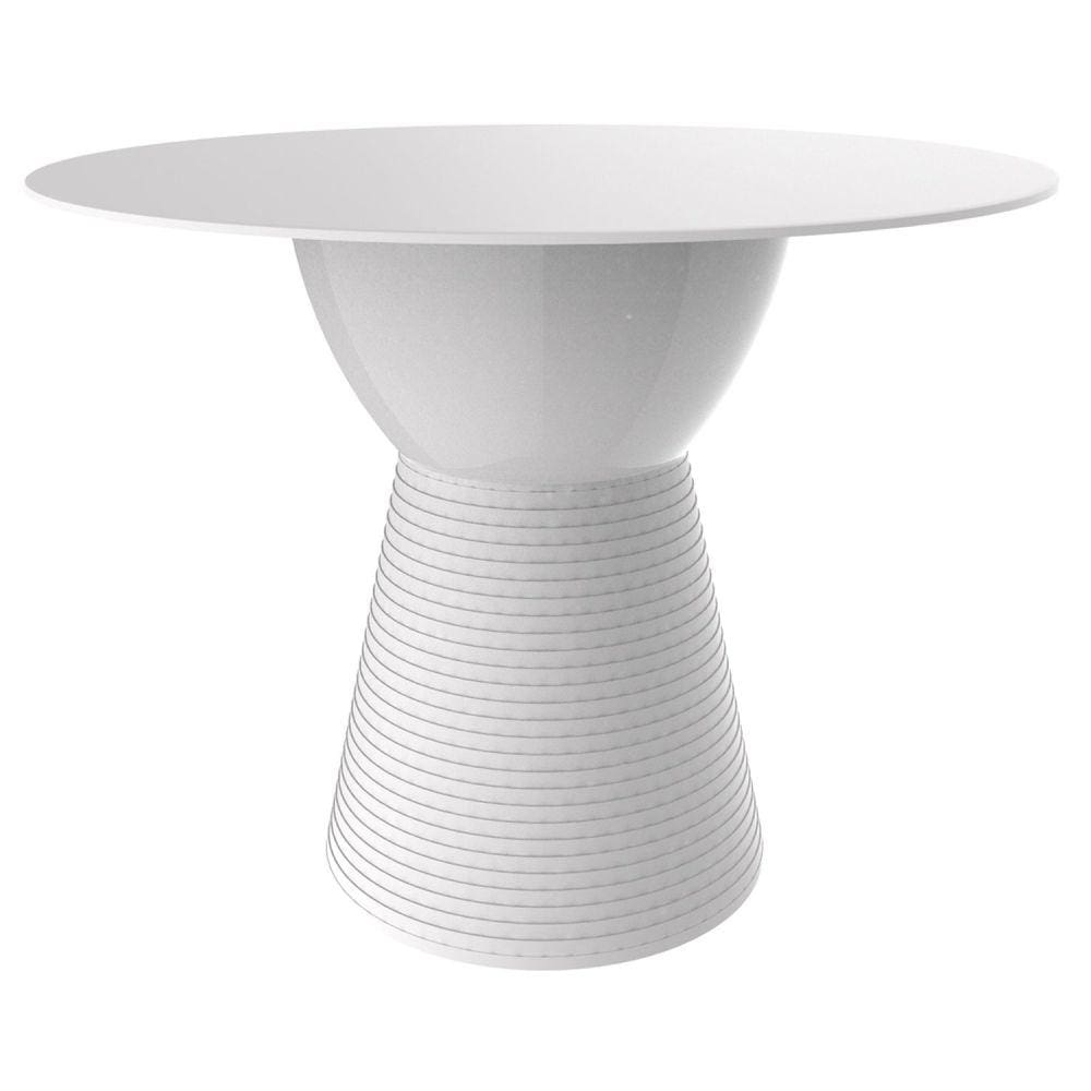 Mesa com Tampo PP Sili Grifit Branco