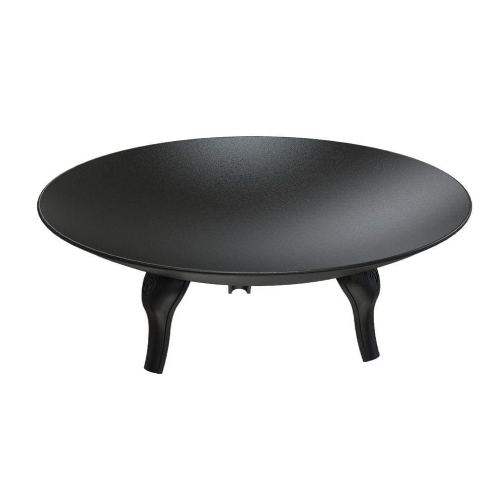 Lareira Braseiro Ferro Externa Portátil Preta 100cm