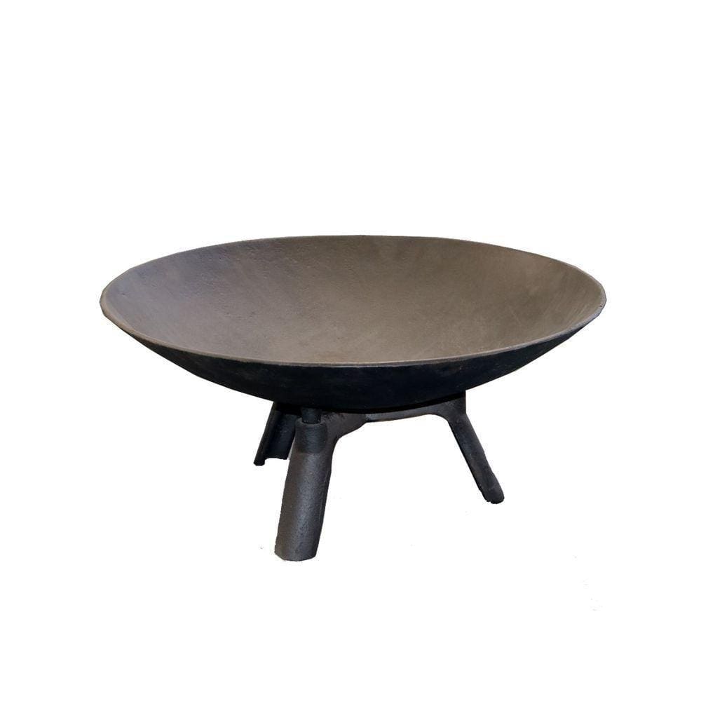 Lenheiro Lareira Braseiro Ferro Fundido Externo Jardim 99Cm