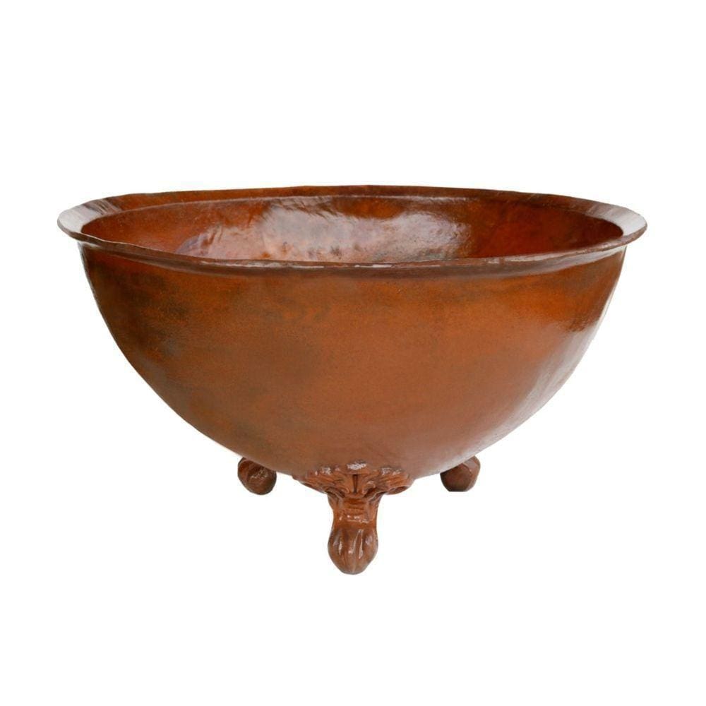 Lenheiro Lareira Braseiro Marrom Externa Ferro Jardim 84cm