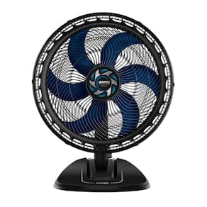 Ventilador De Mesa Arno Xtreme Force 50cm Vb50 220v Preto Com Azul 220v