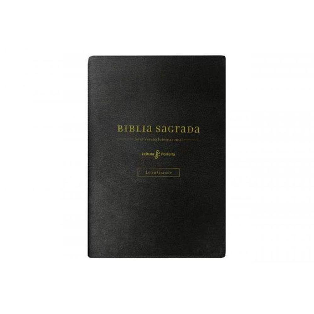 Bíblia Nvi, Couro Soft, Preto, Letra Grande, Com Espaço Para Anotações, Leitura Perfeita