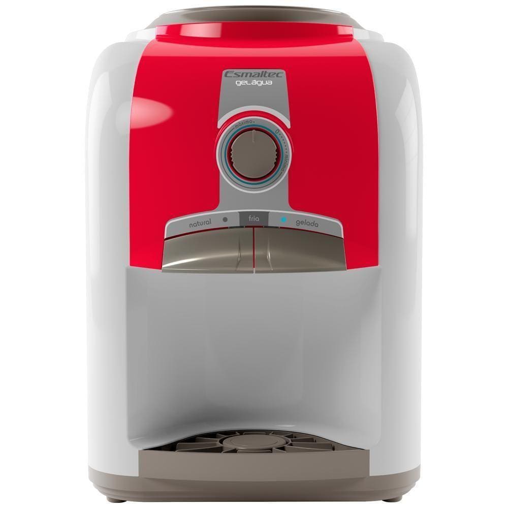 Gelágua De Mesa Esmaltec Egm30 Linha Estilo Vermelho 220v