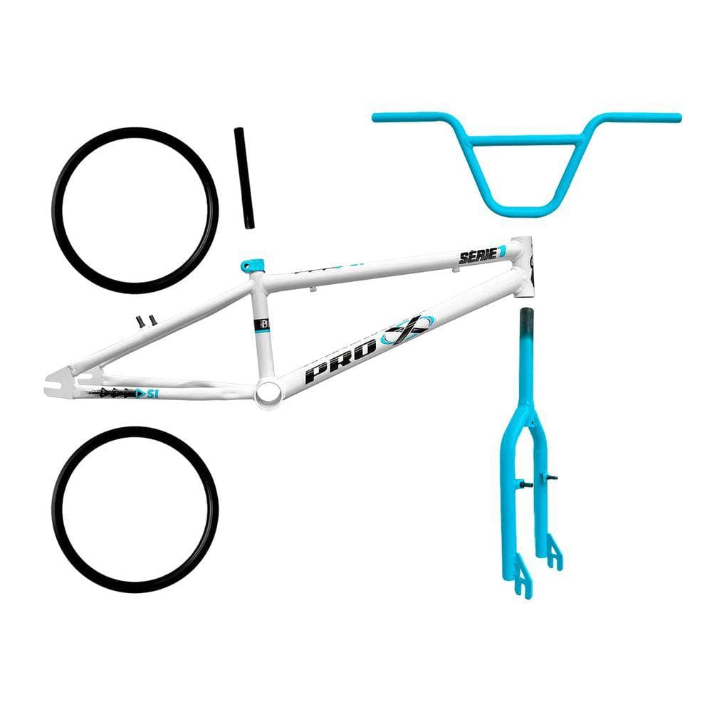 Kit Quadro Guidão e Aro PRO X Série 1 BMX FreeStyle Aro 20