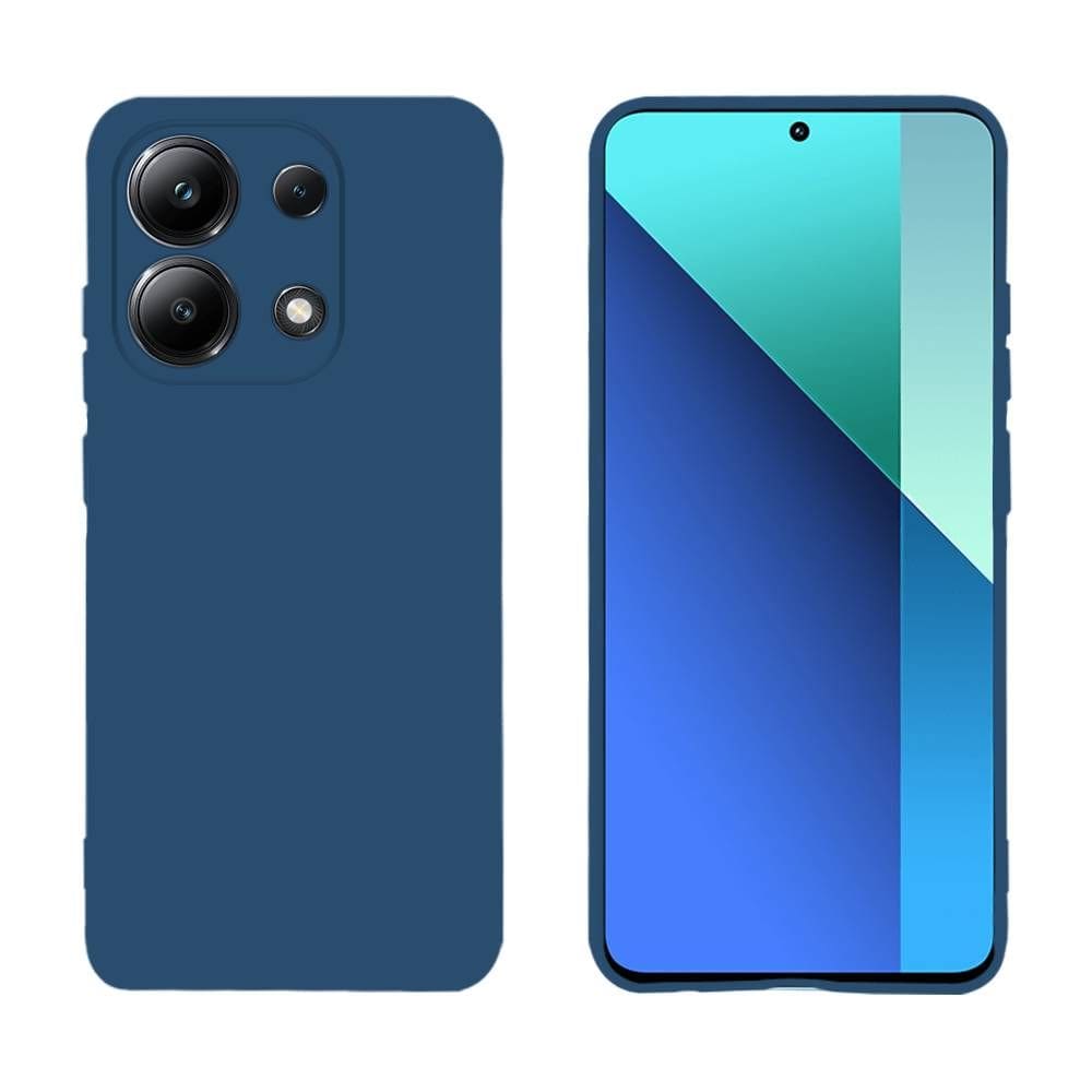 Capa Protetora De Silicone Para Redmi Note 13, Azul