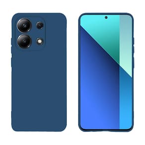 Capa Protetora De Silicone Para Redmi Note 13, Azul
