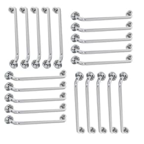 Alça Barra Apoio 60 Cm Inox Kit 20 Unidades Acessibilidade Idoso Gestante Deficiente Segurança Box Banheiro Corrimao