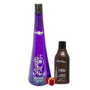 Kellan Smooth Passo 1 Shampoo Profissional 1L + Shamp