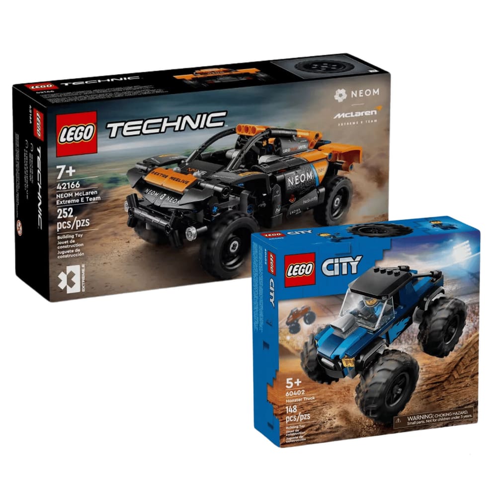 Lego Technic Mclaren Extreme e City Monster Truck Azul
