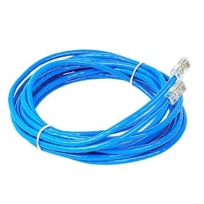 Cabo De Rede Cat5e Montado Azul - 30 Metros