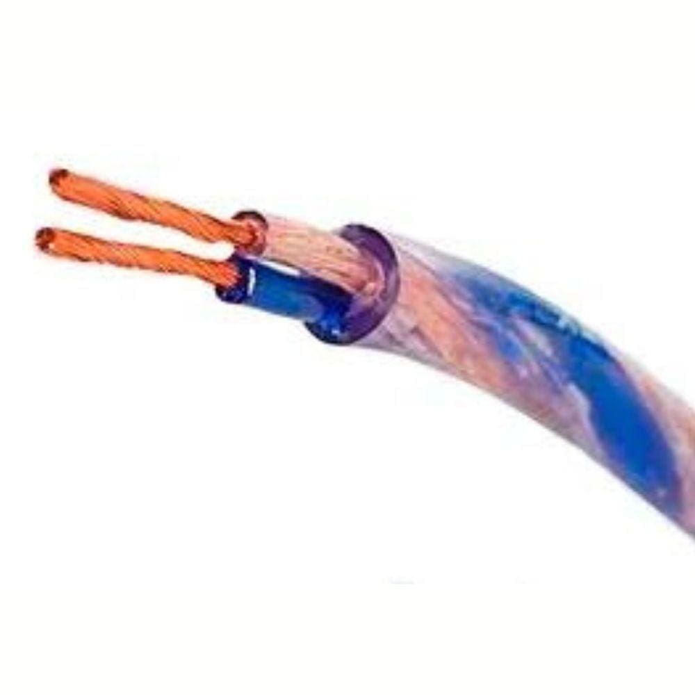 Cabo Twisted Speaker 2x1,50 - Vermelho 10 Metros