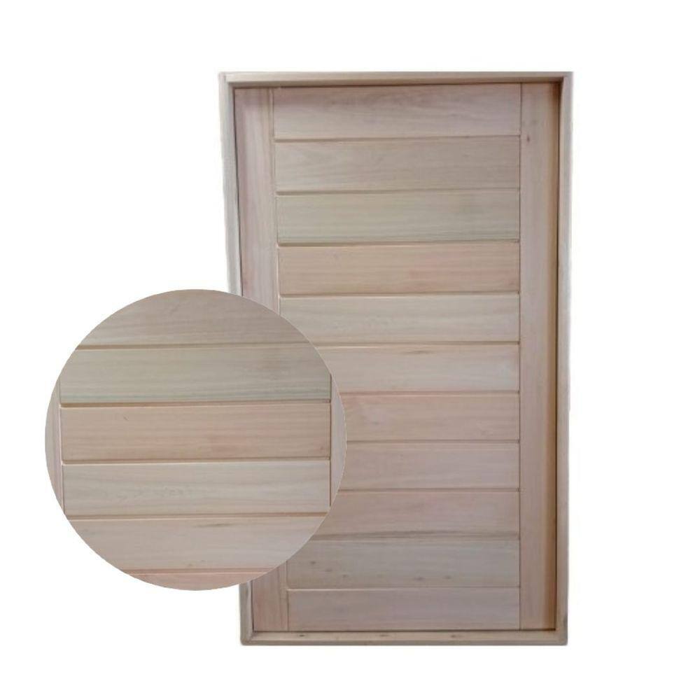 Porta Abrir Madeira Maciça Eucalipto 2,10x0,80