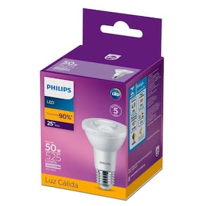 Lâmpada Led Philips PAR20 4.9W amarela 2700K BV E27