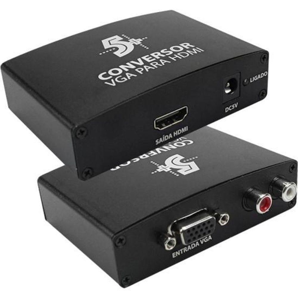 Conversor De Vídeo Vga X Hdmi 5+ [f002]
