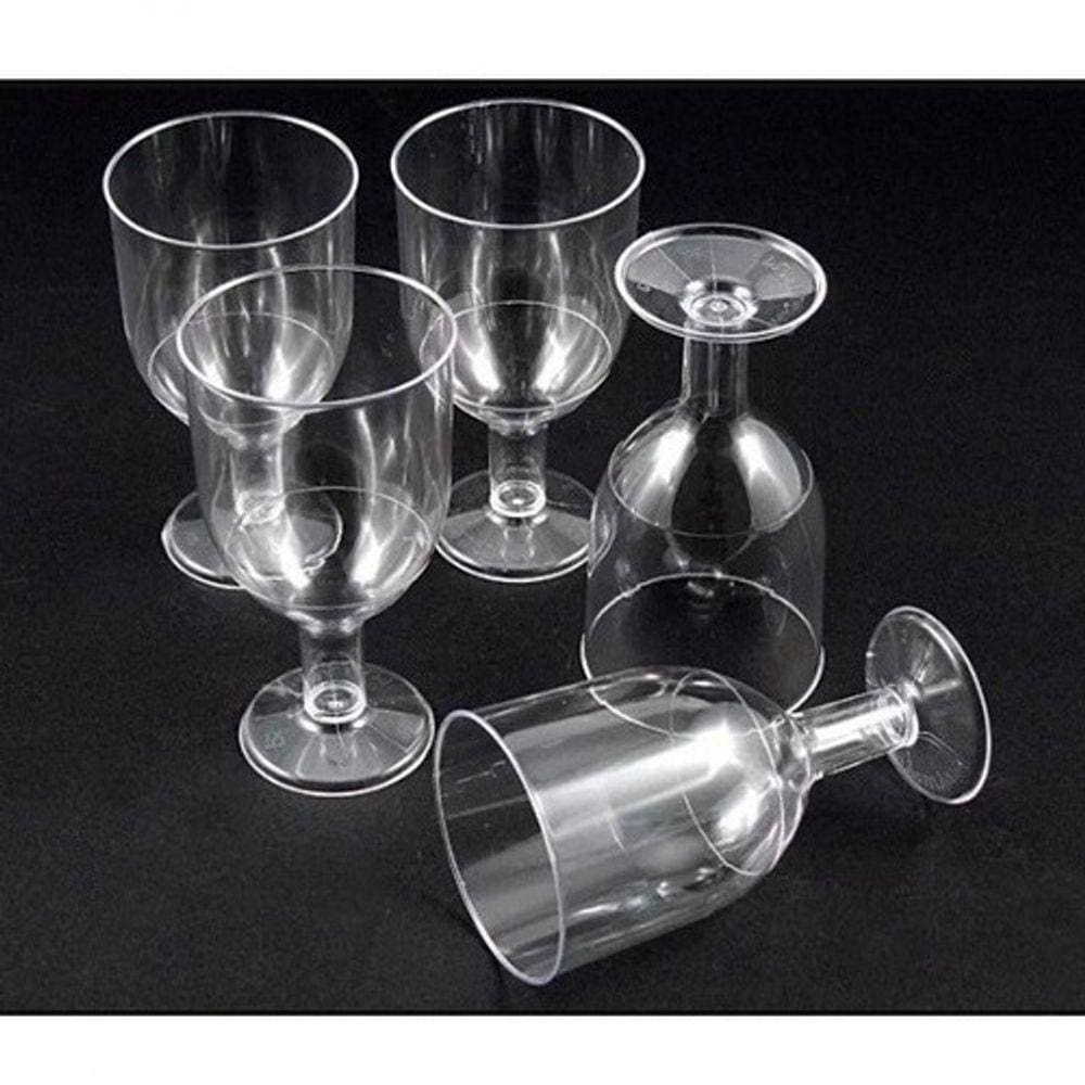 Mini Taça 50ml Acrílico Doces Bebidas Cristal C- 70 Peças Cor Branco