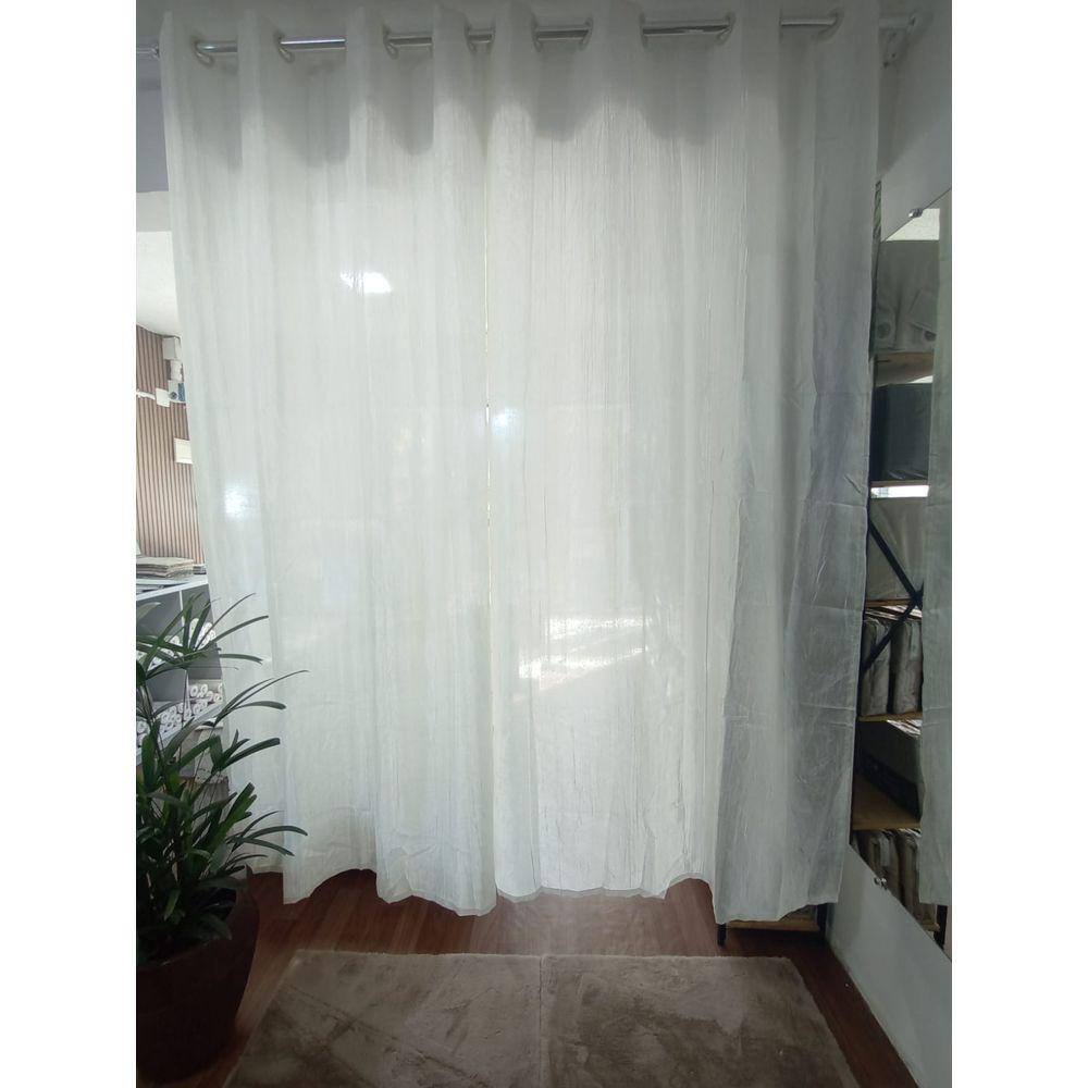 Cortina cetim satiné pérola 1,60x 2,64mts.