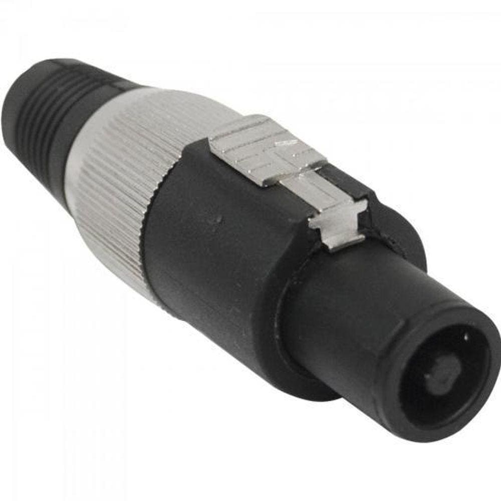Conector Speakon De Linha Macho 4 Pólos Pgsp0004 Preto-cinza Storm - Pct - 10 [f002]
