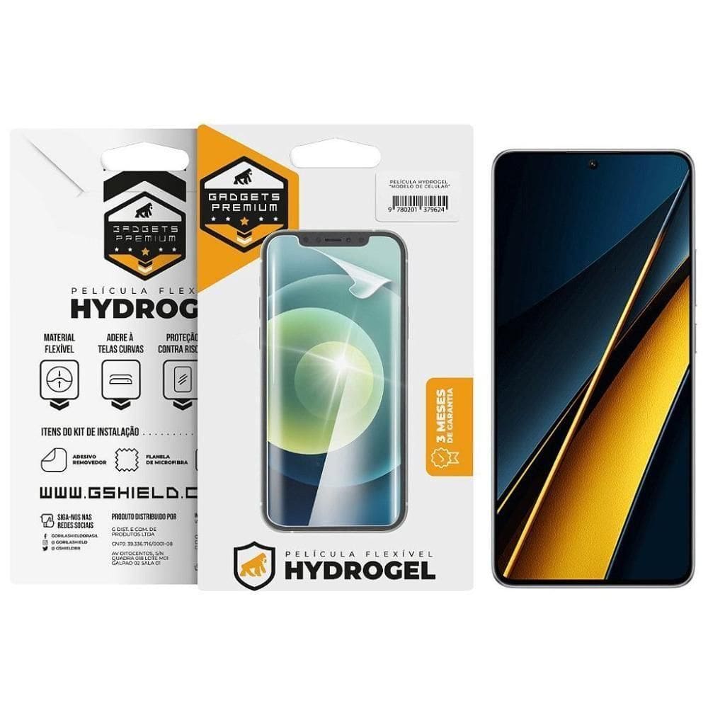 Película Para Poco X6 Pro 5g - Hydrogel Hd - Gshield
