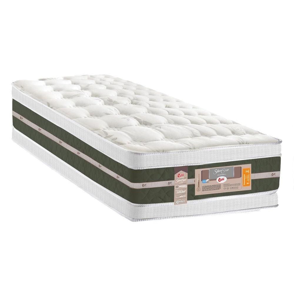 Colchão Solteiro para Hotelaria Bonnel Silver Star Air Double Face Euro Pillow (88x188x34) - Castor