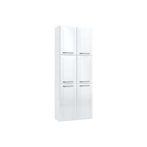 Paneleiro de Cozinha Topázio Aço c/ 6 Portas 70cm Branco - Telasul