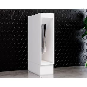 Balcão de Cozinha Americana c/Porta Toalha s/Tampo 20cm Branco - Henn
