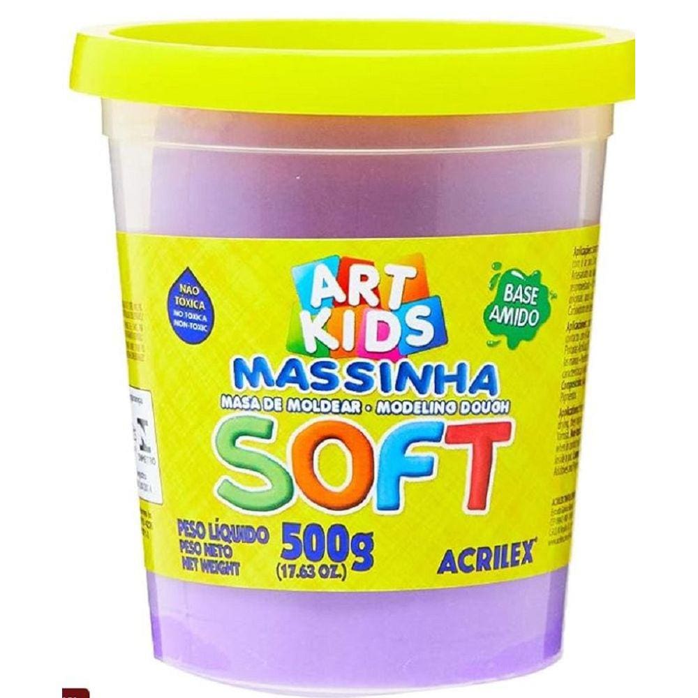 Massa de Modelar SOFT - ROXO VIOLETA - 150g - ACRILEX