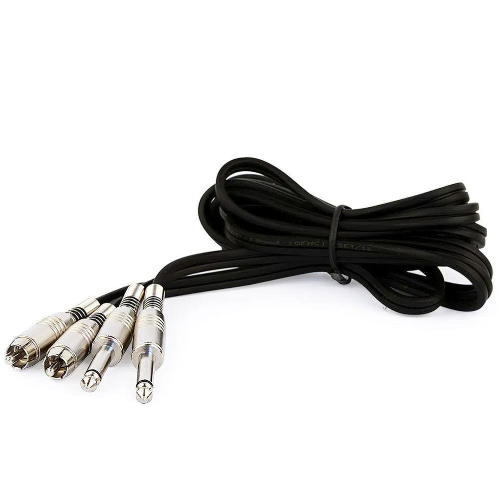 Cabo 2 P10 Mono Para 2 Rca Santo Angelo - 40 Metros